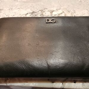 D&G Black Leather Wallet